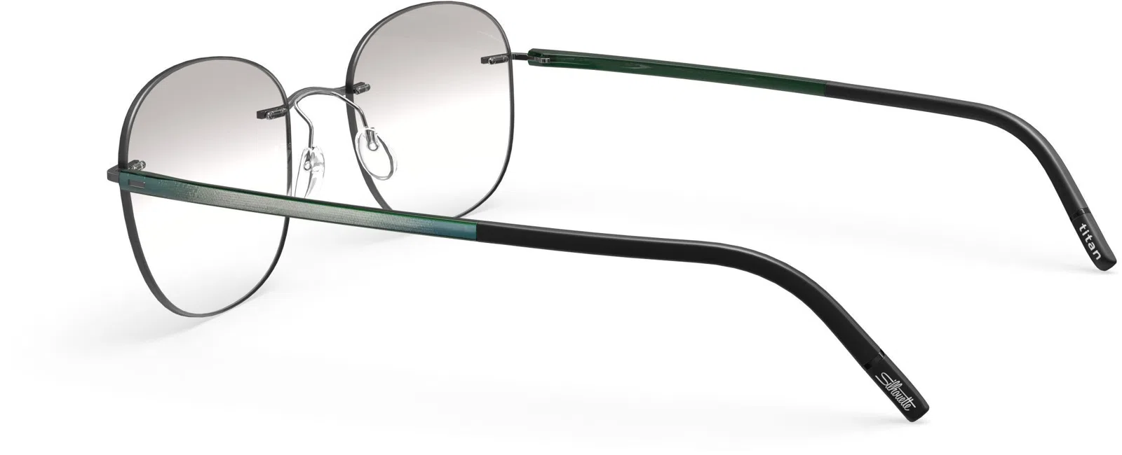 Silhouette The Wave Color Groove Demo Rimless 5567 Eyeglasses - view 115